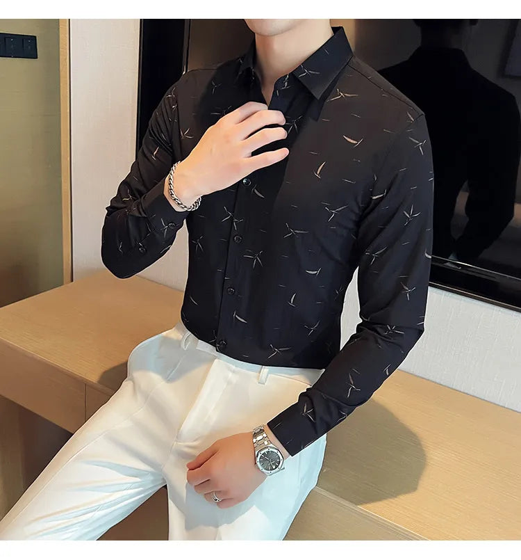 Camisa Social Slim Fit Masculina - Essencial Estilo EE026