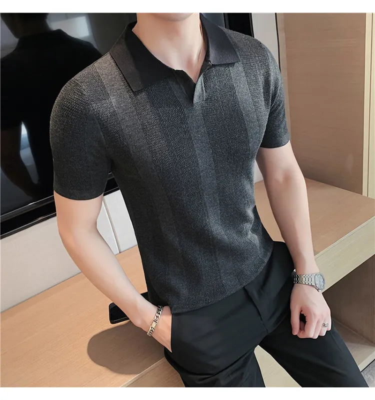 Camisa Polo Masculina de Tricot - Essencial Estilo EE015