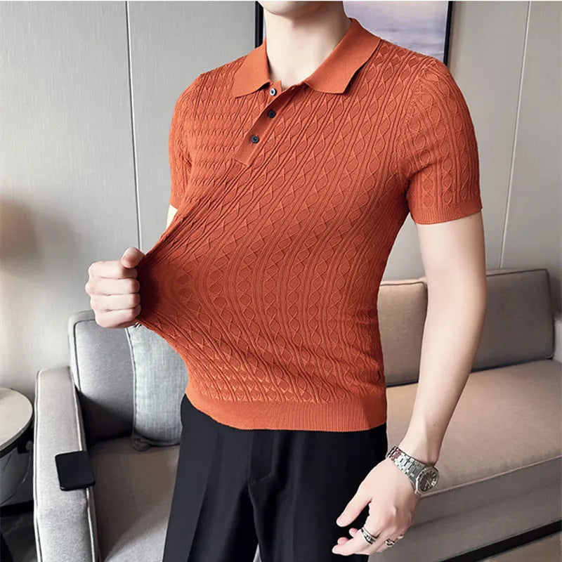 Camisa Polo Masculina de Tricot - Essencial Estilo EE022