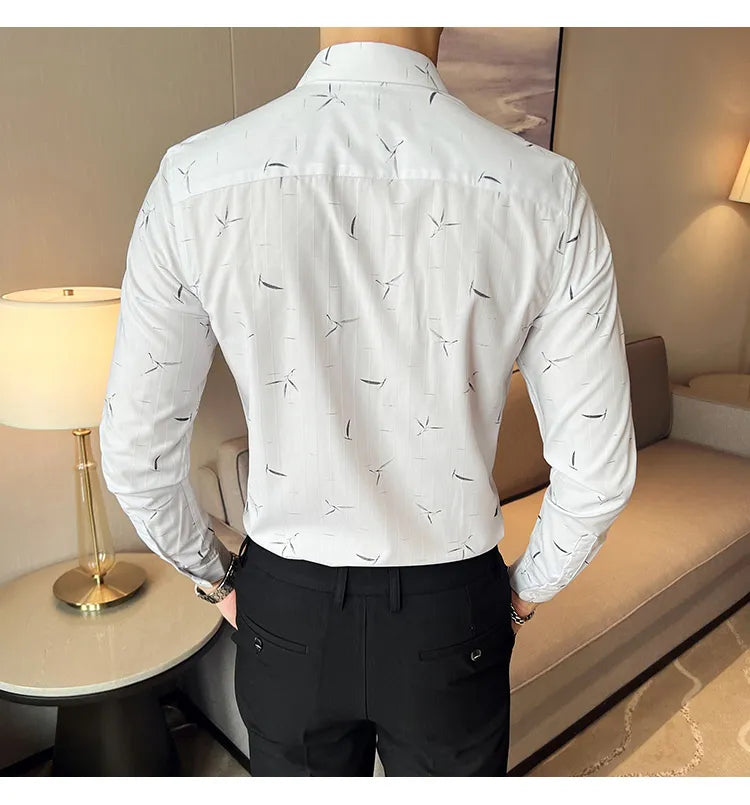 Camisa Social Slim Fit Masculina - Essencial Estilo EE026