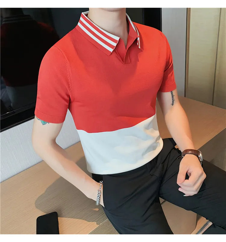 Camisa Polo Masculina de Tricot - Essencial Estilo EE046