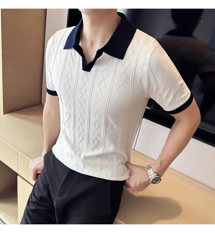 Camisa Polo Masculina de Tricot - Essencial Estilo EE011