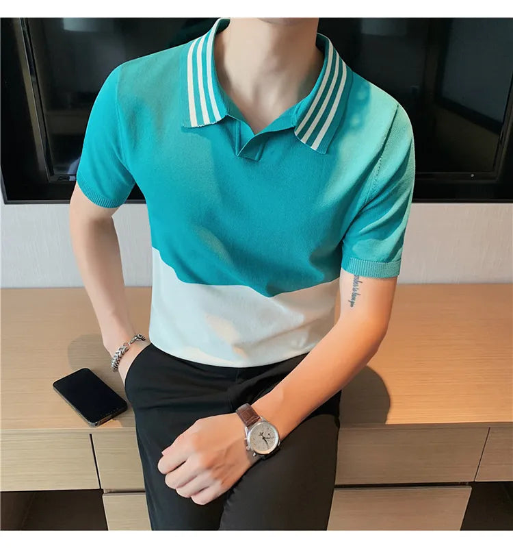 Camisa Polo Masculina de Tricot - Essencial Estilo EE046