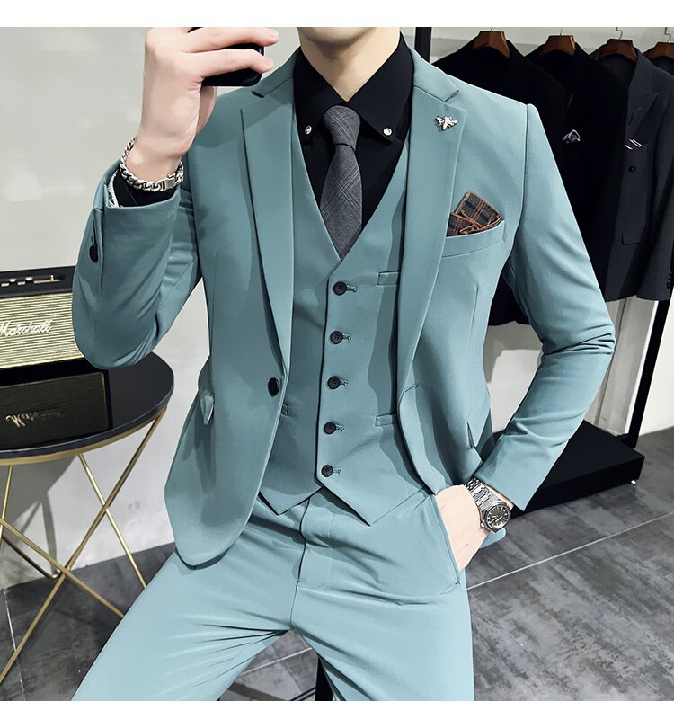 Terno Slim Masculino Elegante - Essencial Estilo EE023