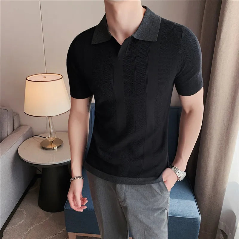 Camisa Polo Masculina de Tricot - Essencial Estilo EE015