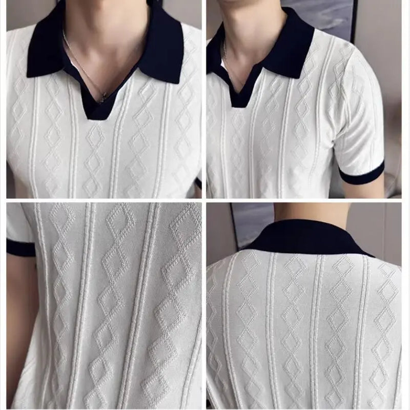 Camisa Polo Masculina de Tricot - Essencial Estilo EE011