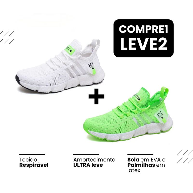 New Tênis Fast - Respirável e Ultra Resistente (COMPRE 1 LEVE 2)