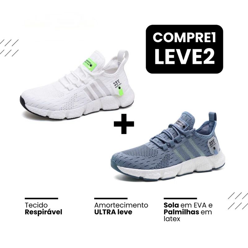 New Tênis Fast - Respirável e Ultra Resistente (COMPRE 1 LEVE 2)