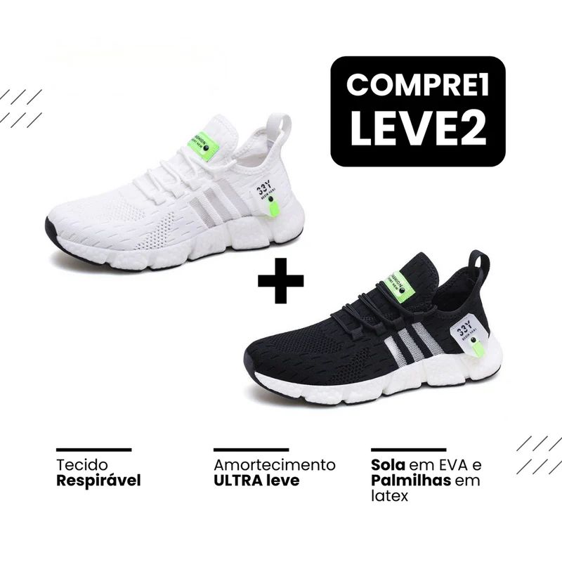 New Tênis Fast - Respirável e Ultra Resistente (COMPRE 1 LEVE 2)